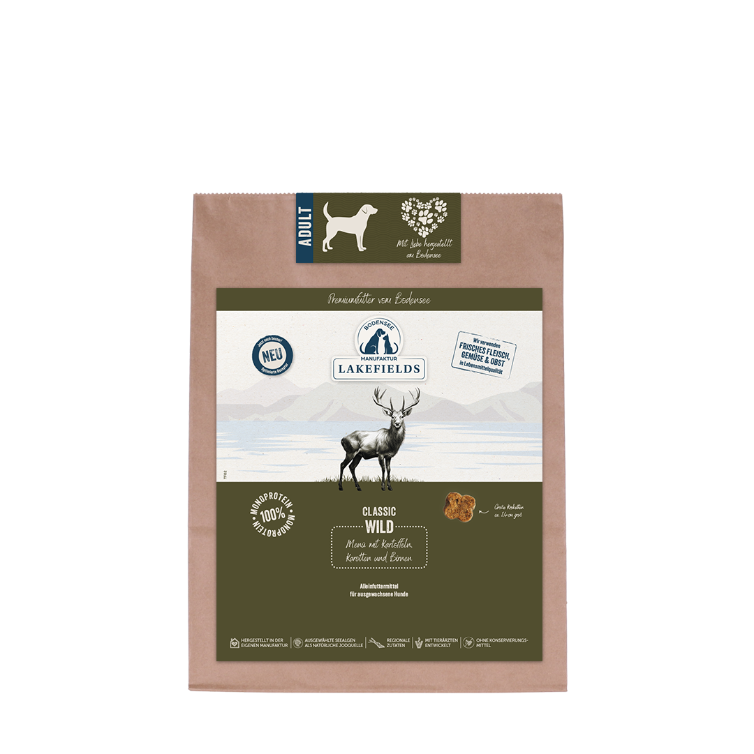 Lakefields Trockenfleisch Menü Wild Adult