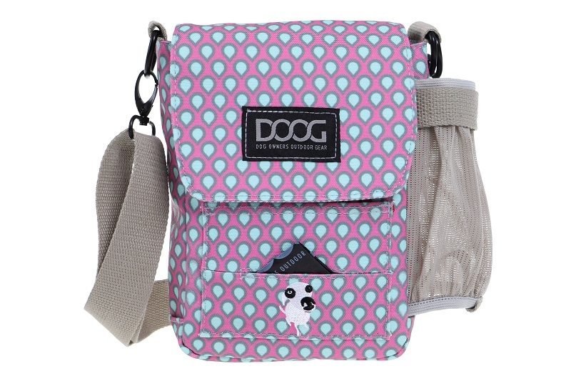 DOOG®  Gassitasche | Schultertasche pink/tear drop Luna