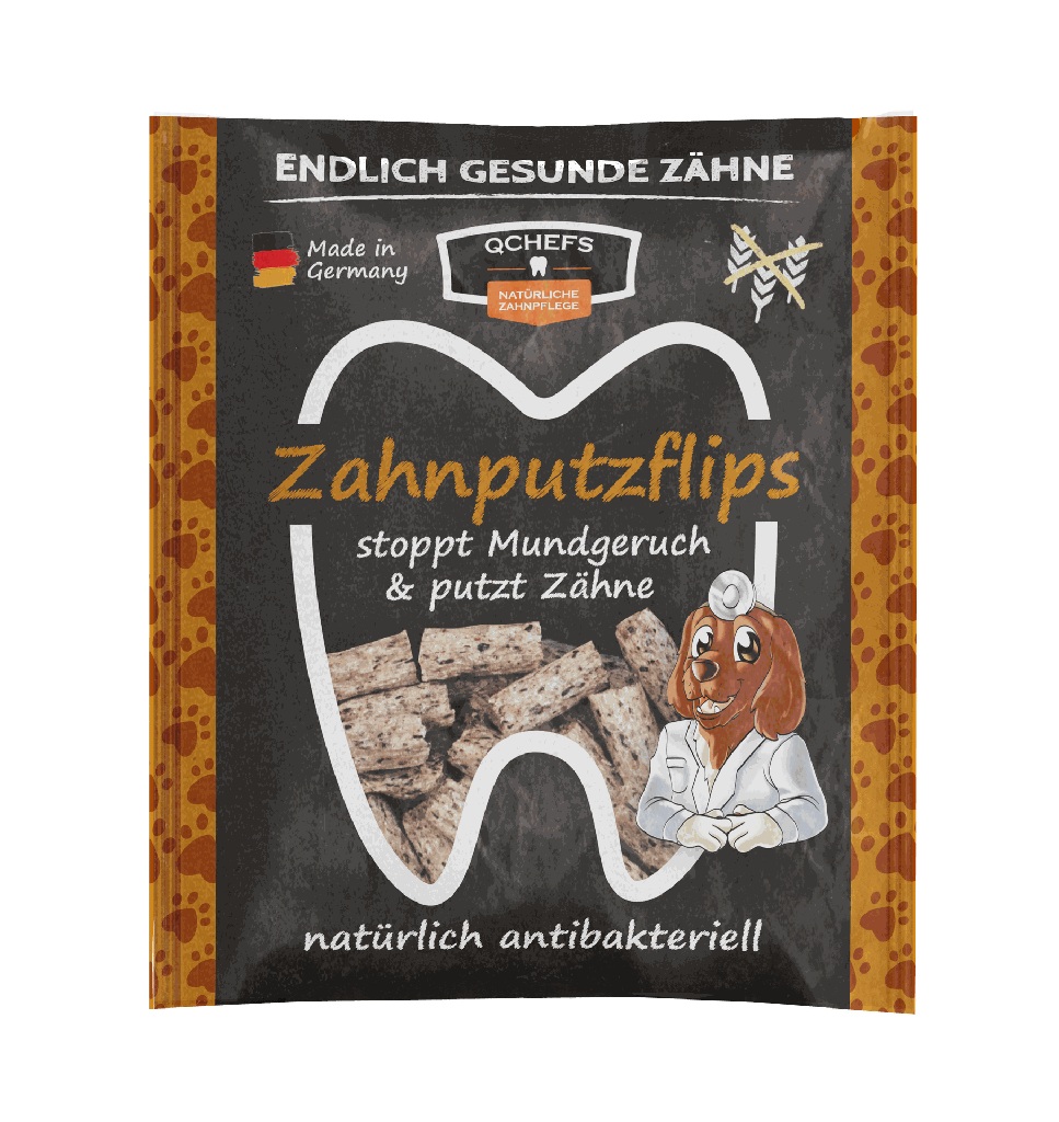 QCHEFS Zahnputzflips Hund 