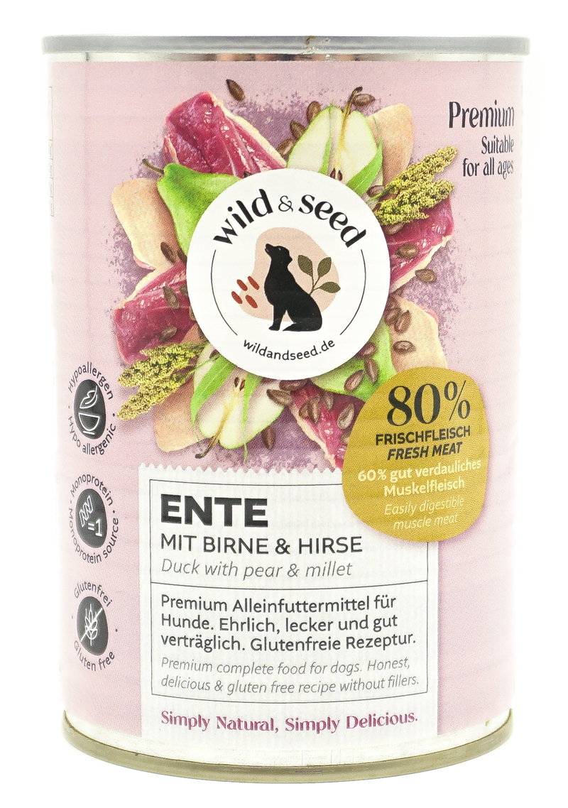 Wild & Seed Premium Nassfutter Ente mit Birne
