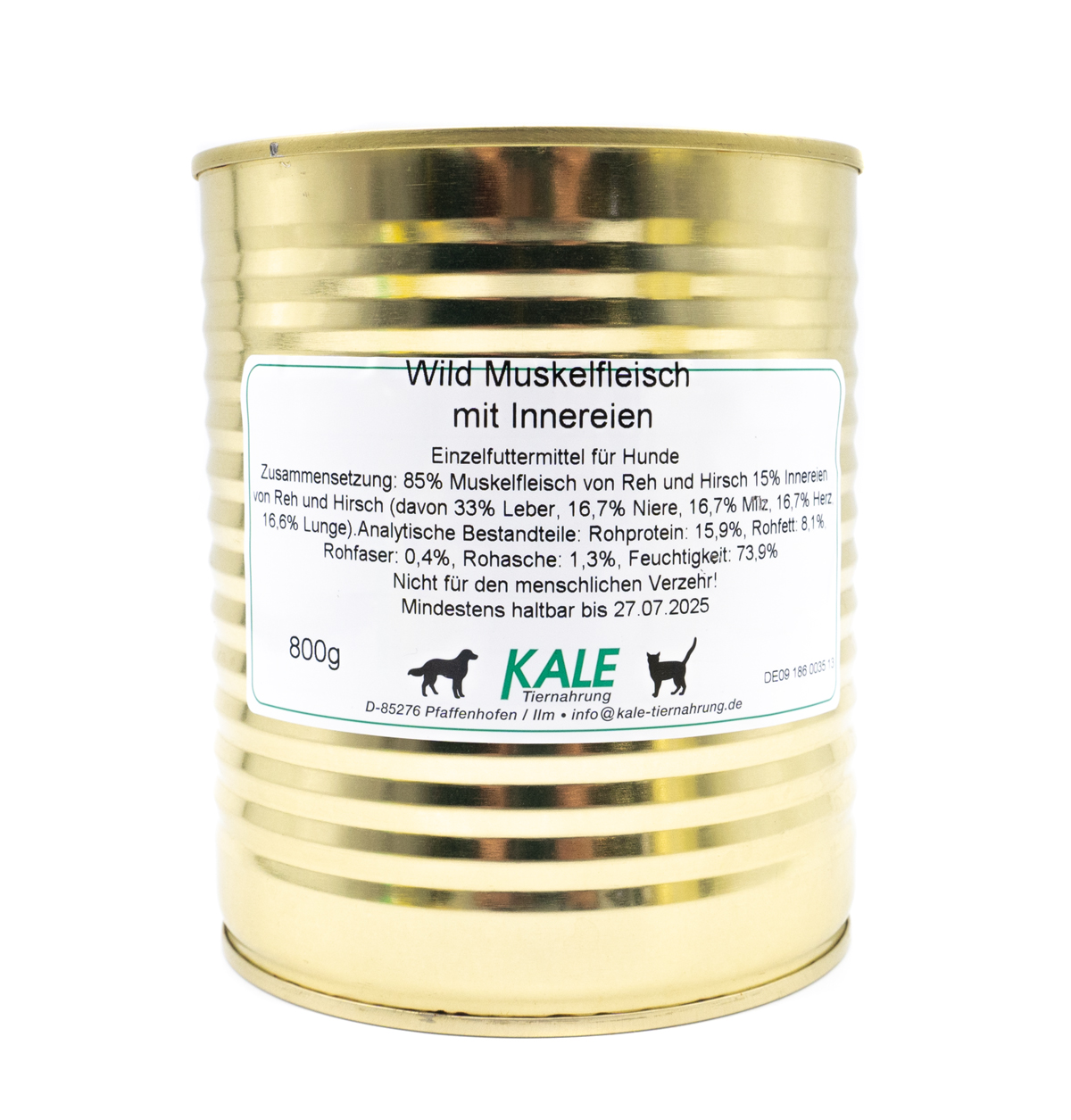 KALE-Wild-Muskelfleisch-mit-Innereien KALE Wild Muskelfleisch, mit Innereien 800 g STL