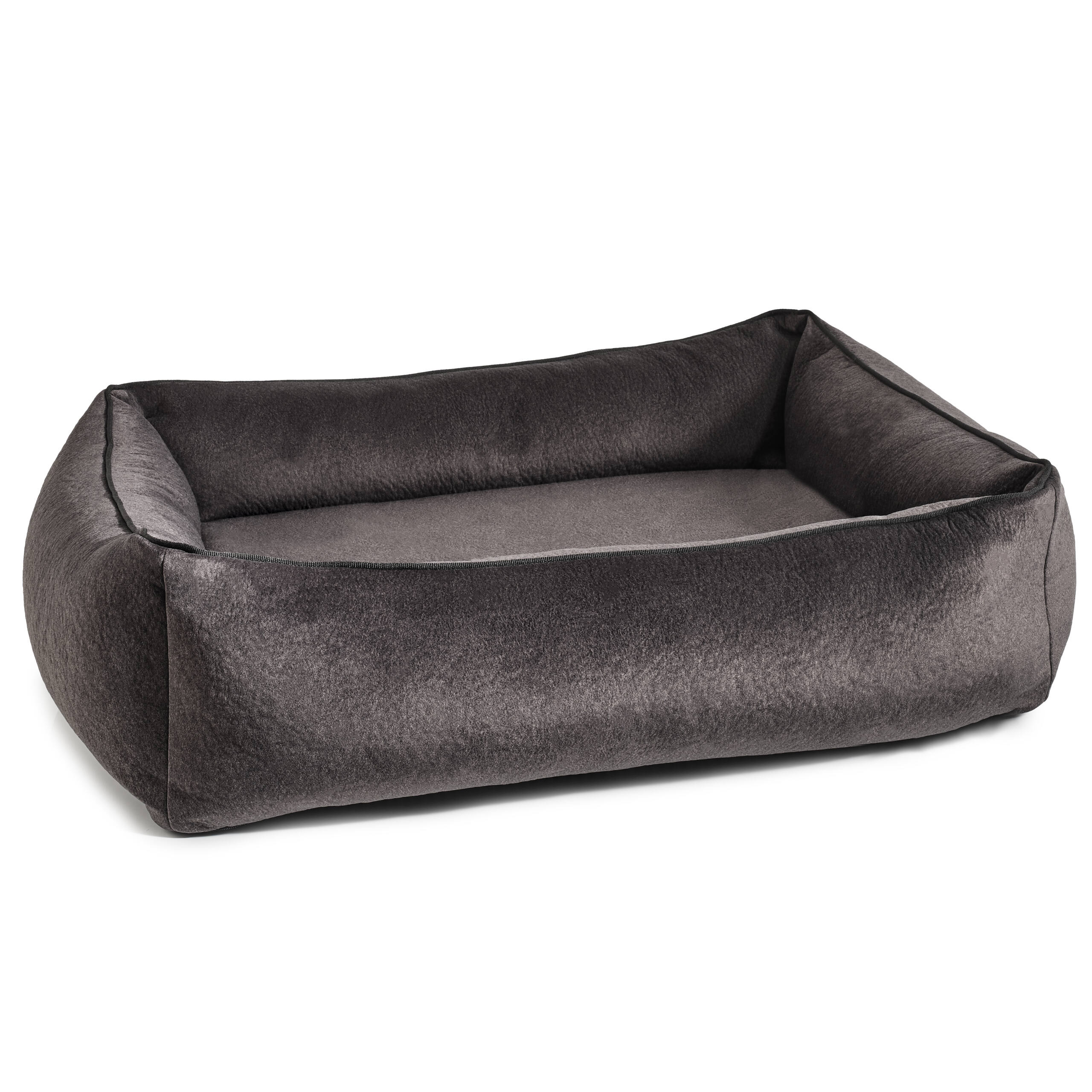 Buffalo-Schwarz LABONI Orthopädisches Hundebett Buffalo Schwarz Gr. L (112 x 95 x 25 cm)