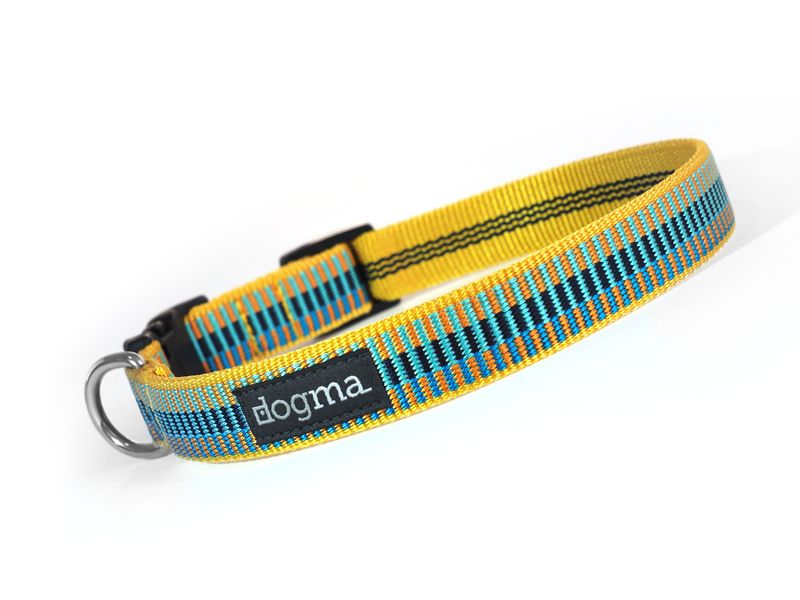 D_sunnybeach_HB_ge_1 dogma trade Halsband Sunny Beach gelb 2 cm