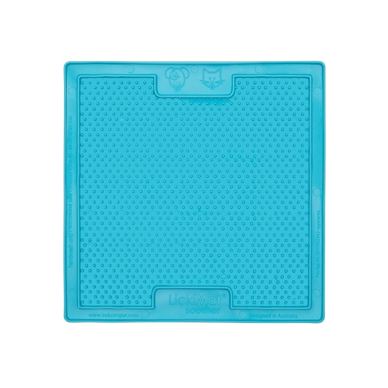 LickiMat Schleckmatte Soother Türkis 20x20 cm