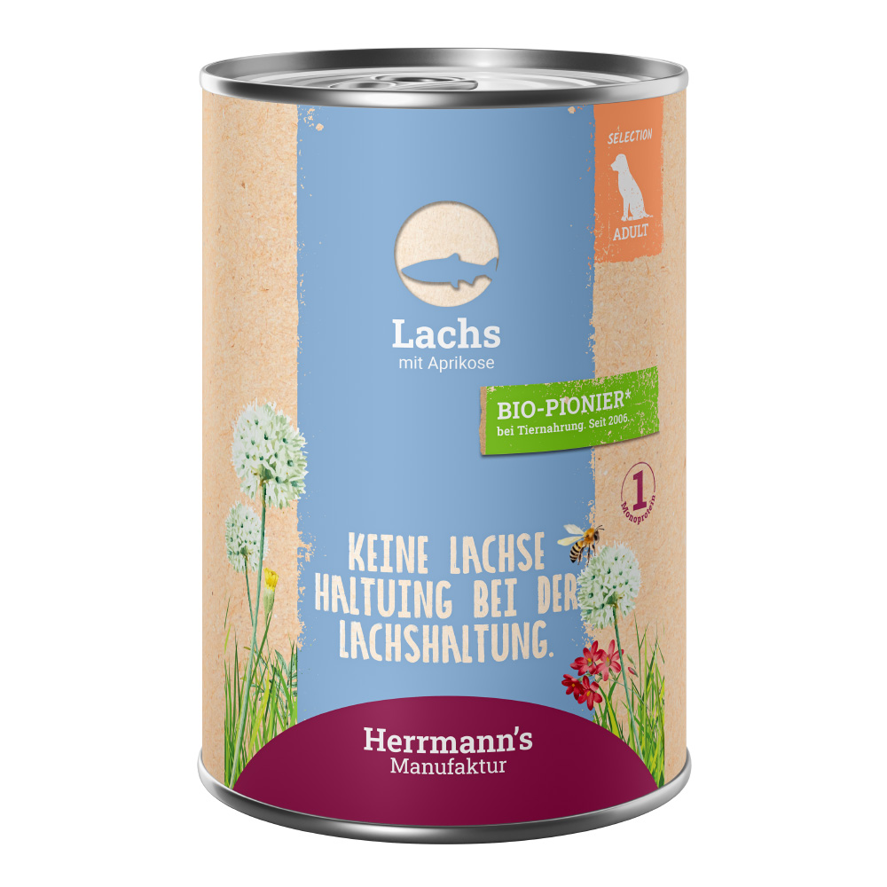 Herrmann's Selection Menü Lachs mit Aprikose 400 g Herrmann's Selection Menü Lachs mit Aprikose 400 g