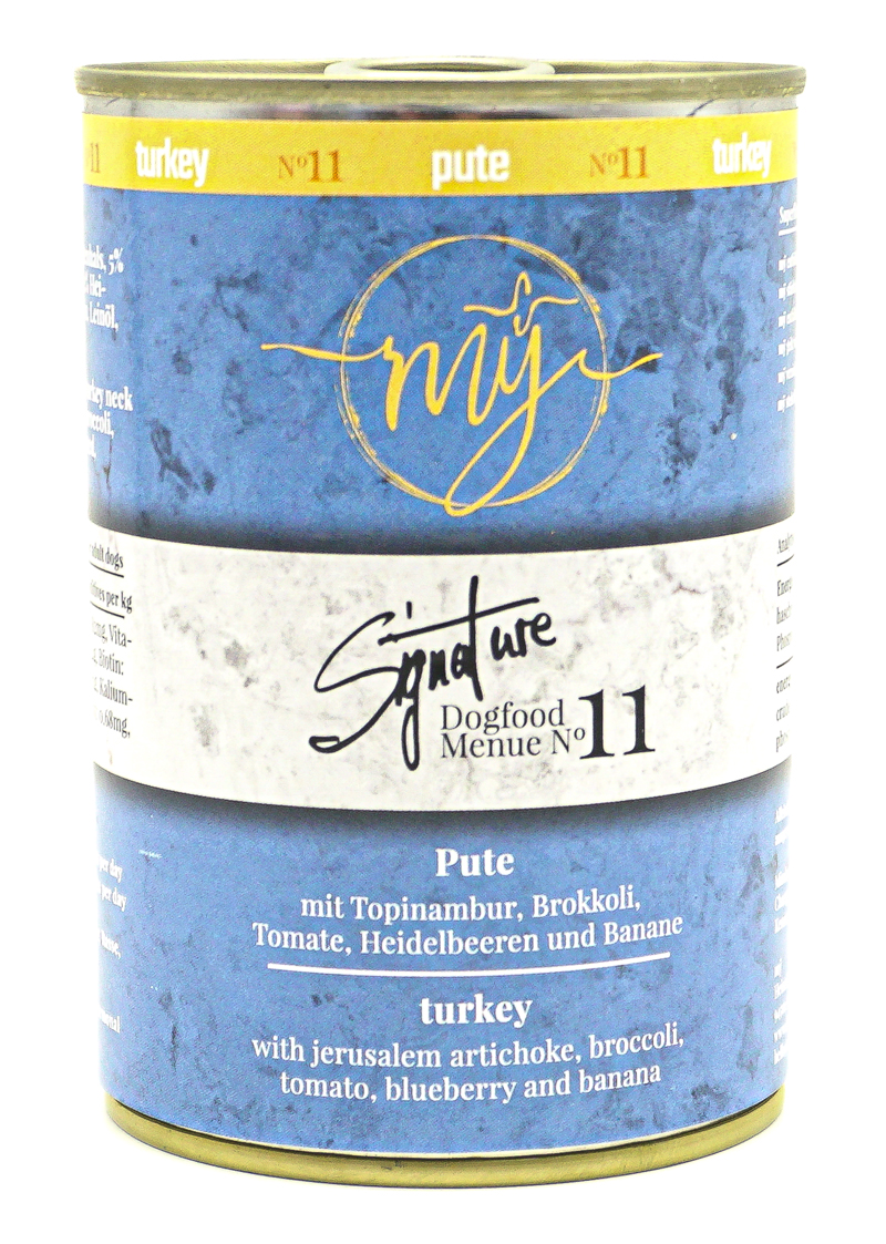 Mÿ Signature Pute Topinambur Heidelbeeren Banane 410 g