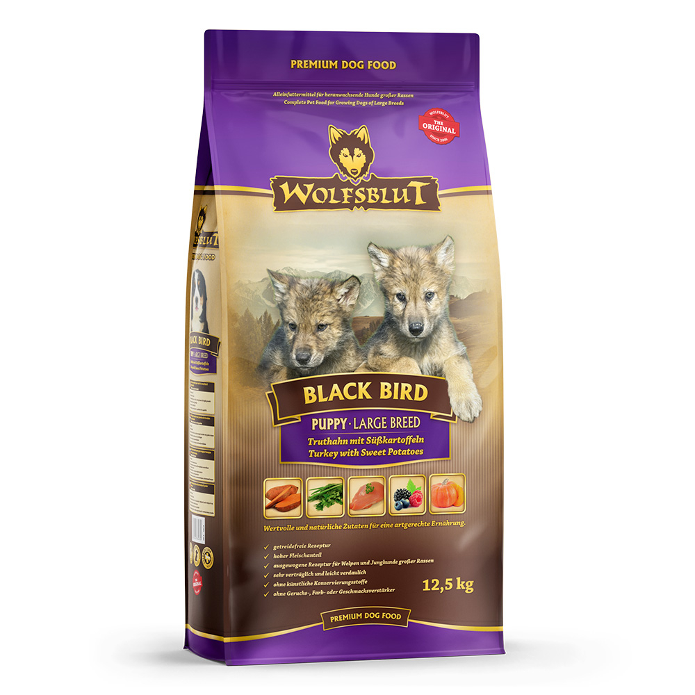 Wolfsblut Black Bird Puppy Large Breed 12,5 kg