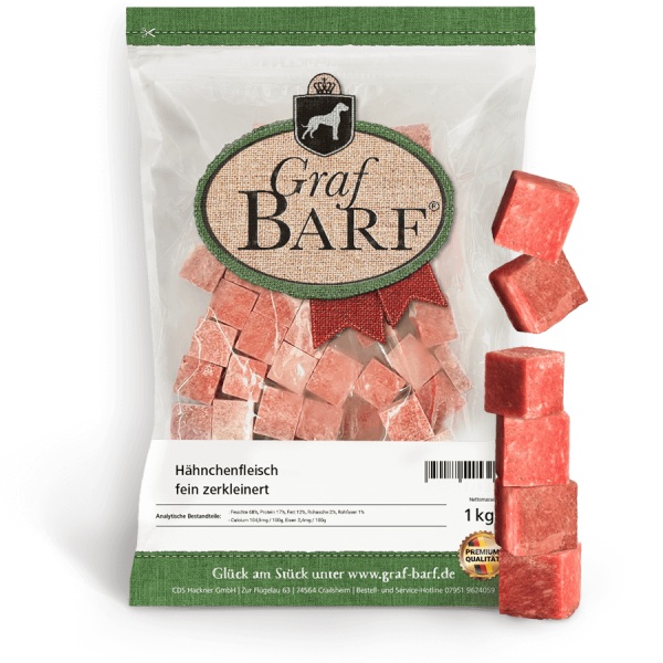 Graf Barf Hähnchenfleisch, fein zerkleinert Graf Barf Hähnchenfleisch, fein zerkleinert