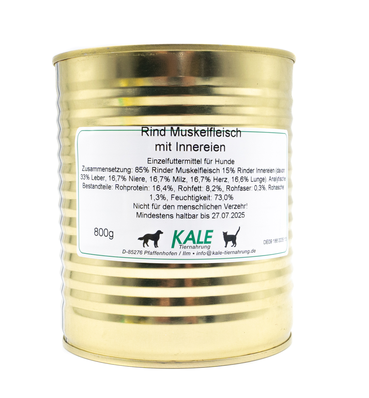 KALE-Rindfleisch-mit-Innereien KALE Rind Muskelfleisch mit Innereien 800 g STL