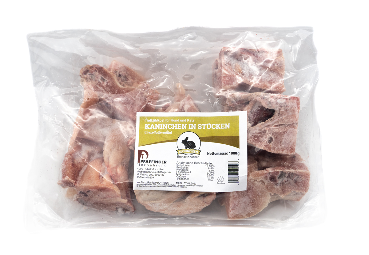 Pfaffinger-Kaninchen-in-St-cken Pfaffinger Kaninchen in Stücken kg roh (stückig)