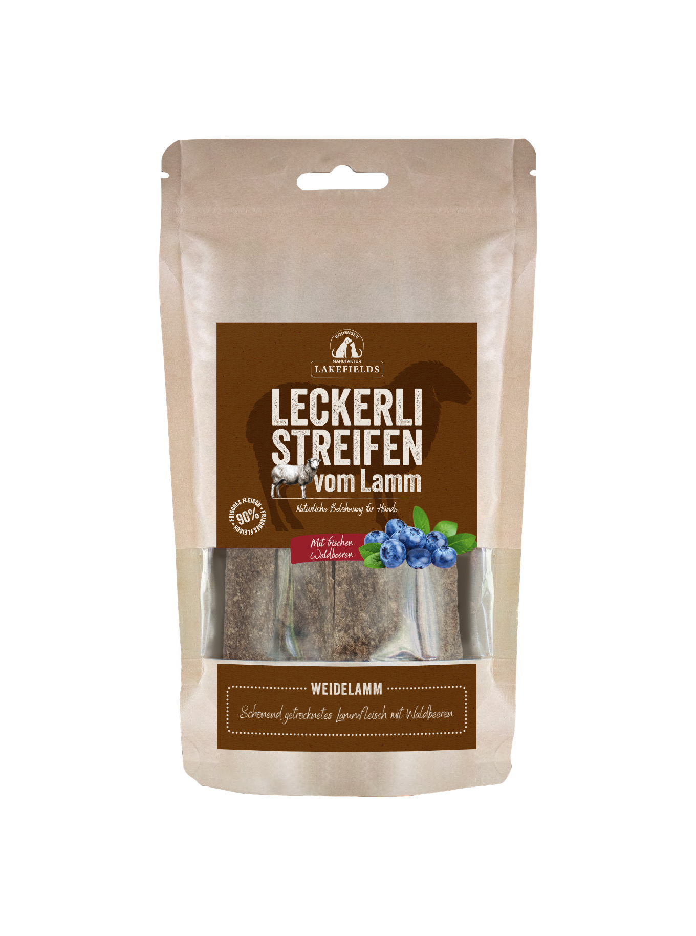 Lakefields Leckerli-Streifen vom Lamm 150 g