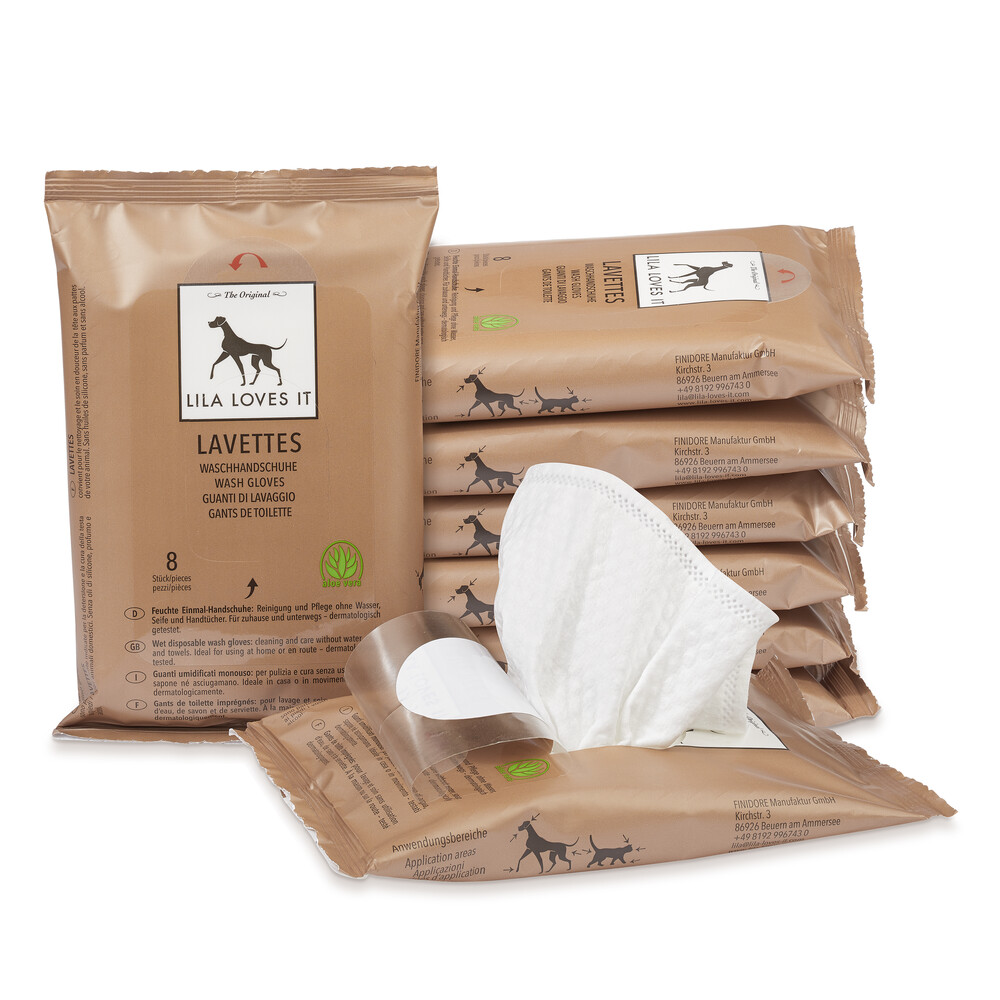 Lavettes Lavettes Waschhandschuhe | Feuchte Einmalhandschuhe