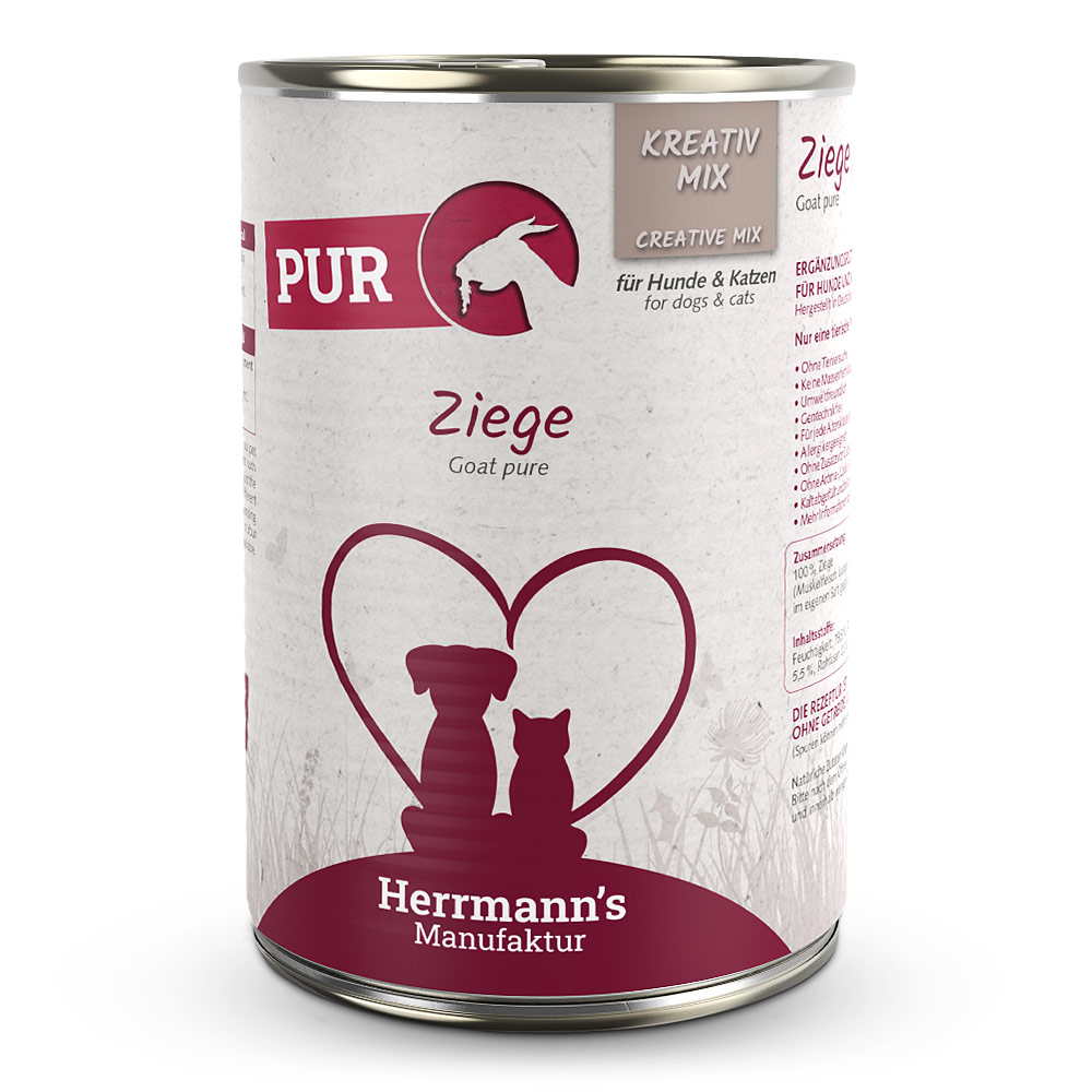 Herrmann's Bio Ziege Reinfleisch 400 g Herrmann's Bio Ziege Reinfleisch 400 g