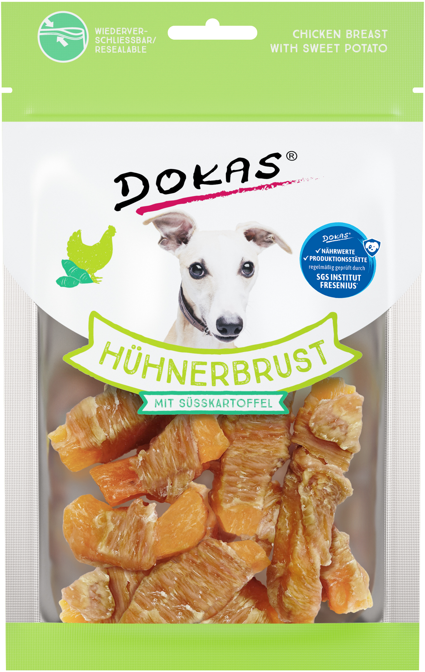 DOKAS Hühnerbrust mit Süßkartoffel 70 g