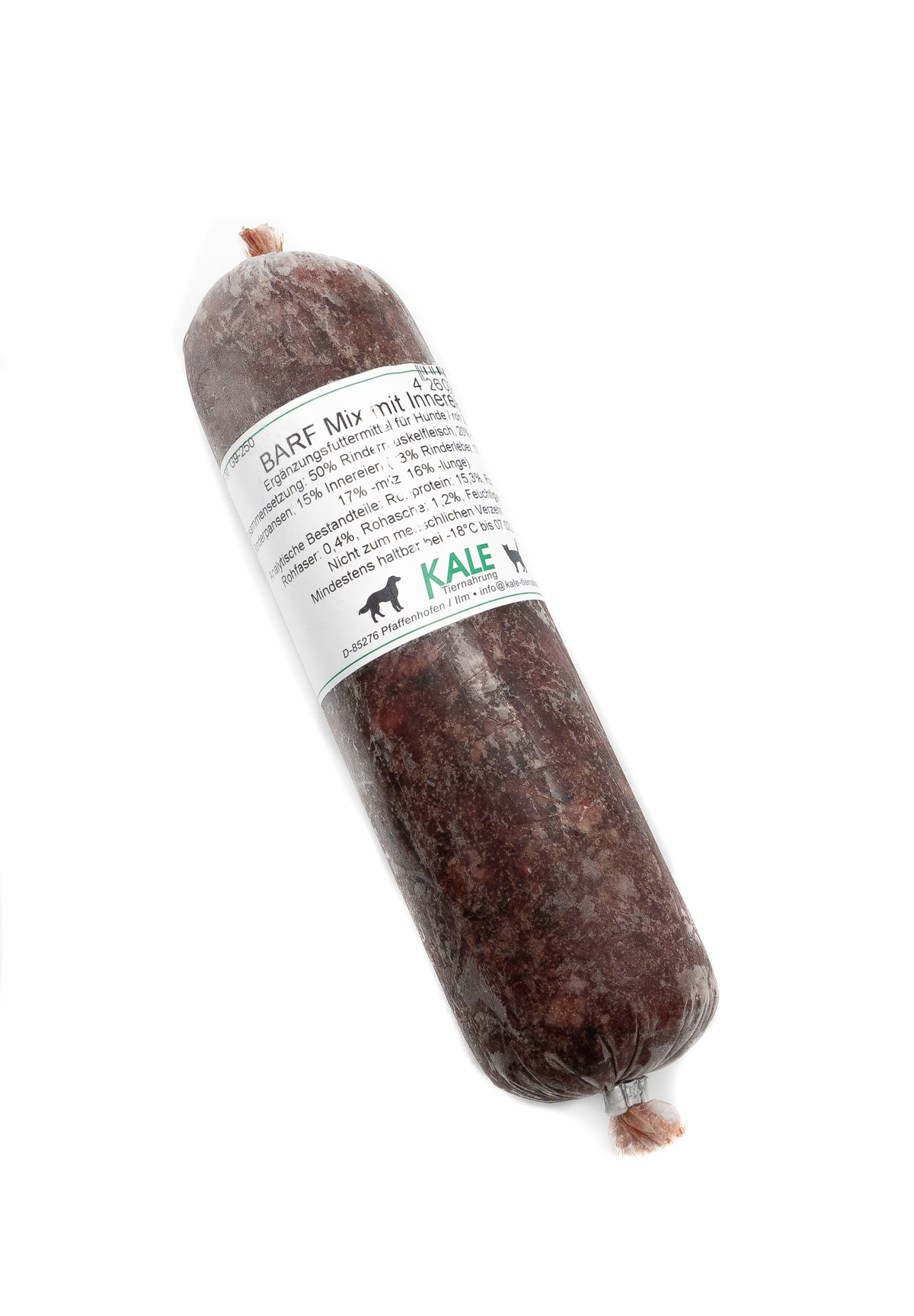 KALE-Barf-Mix-250g-roh BARF Spezial-Komplett roh für Welpen & aktive Hunde 250 g