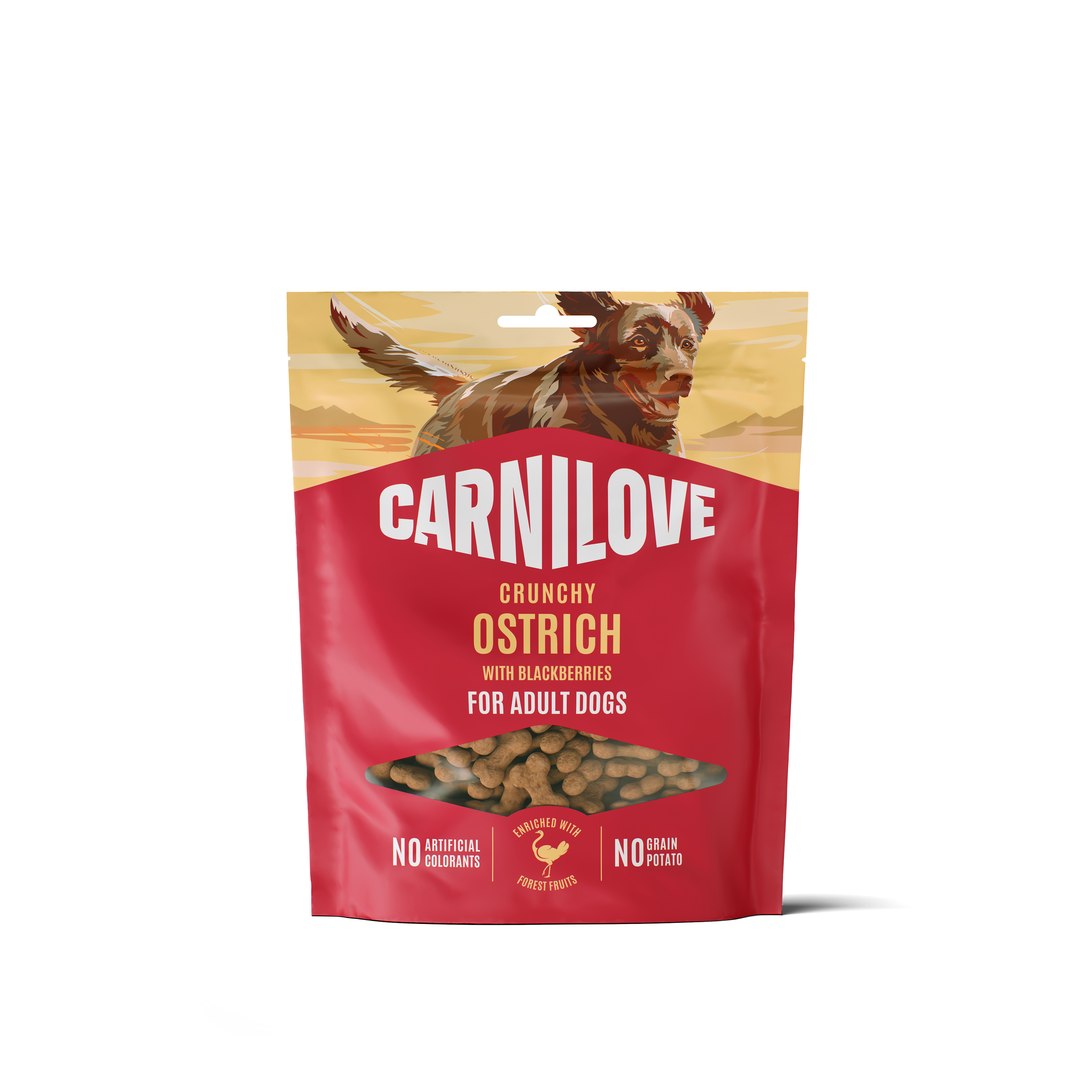 Carnilove Crunchy Snack Strauß mit Brombeeren 200g