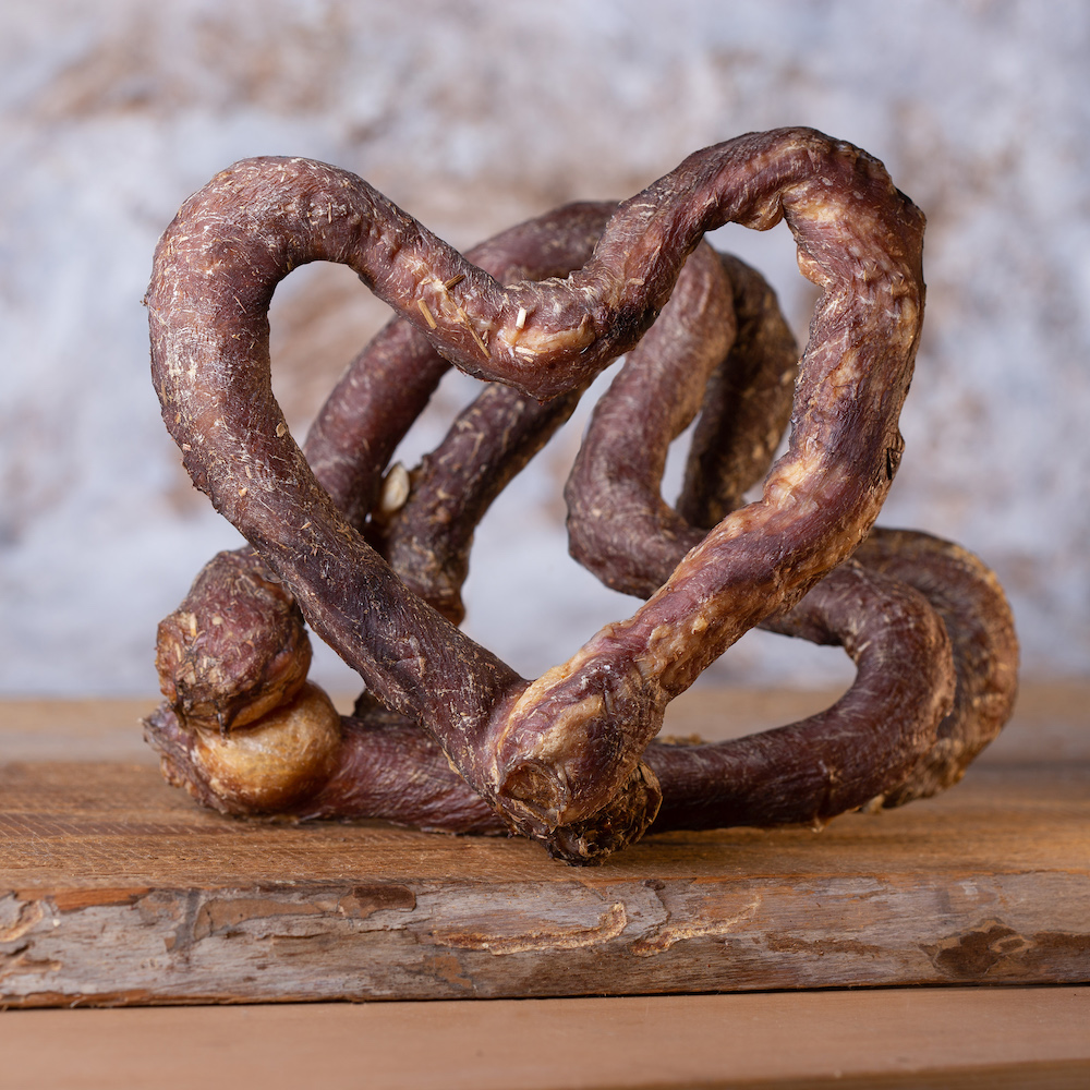 barfgold-kauartikel-rind-schlund-herzform BARFGOLD Kalbsschlund in Herzform (1 Stück)