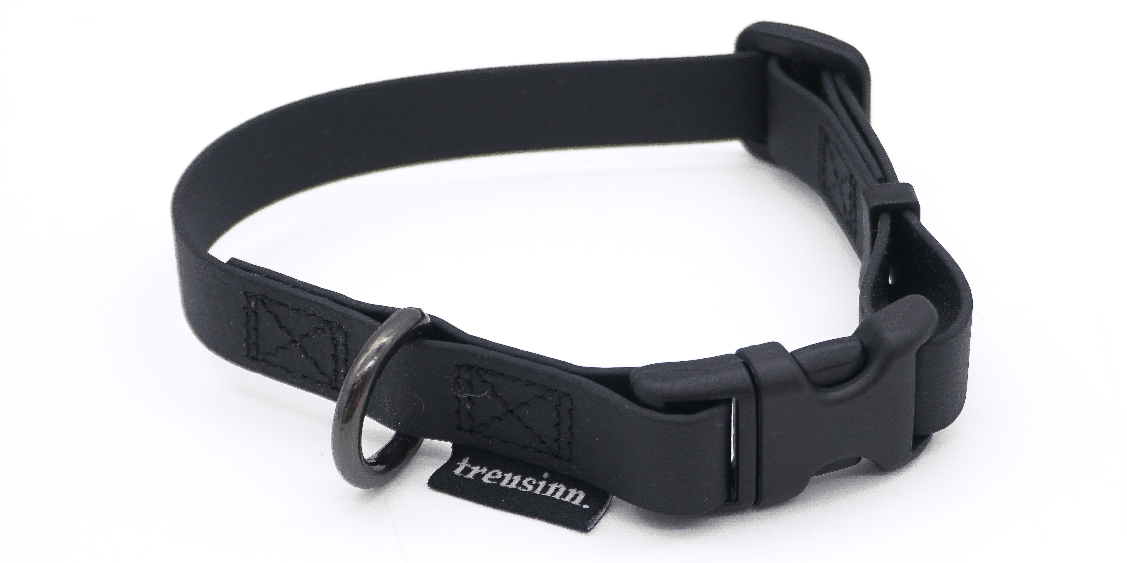 TREUSINN BioThane® Hundehalsband STAY 16 mm – für Welpen und kleine Hunde
