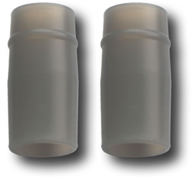 leuchthalsband-leuchtie-fuer-hunde-muffen Silikonmuffen 2 Stück  für LEUCHTIE