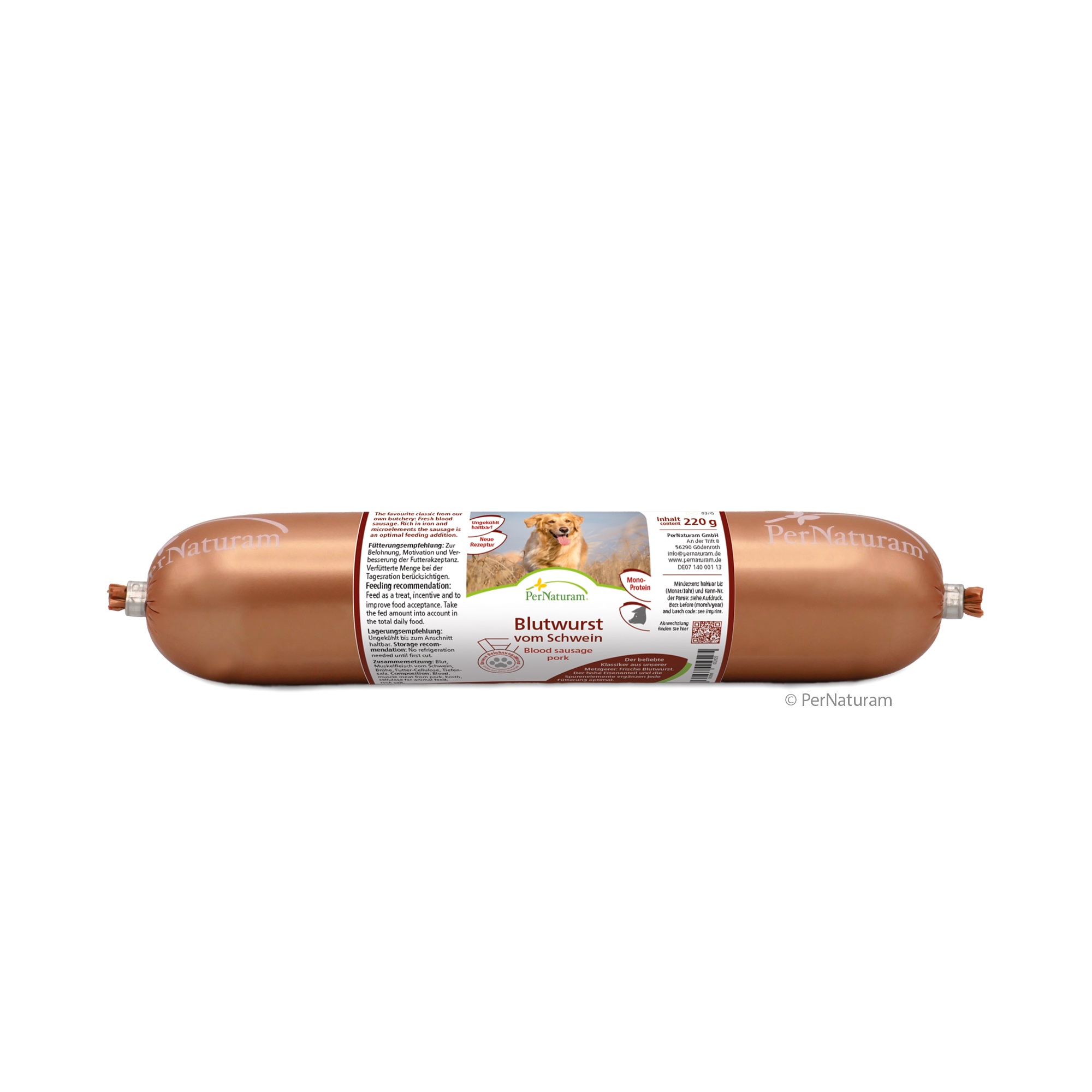 PerNaturam Blutwurst vom Schwein 220 g