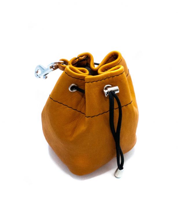 Leckerlitasche-Hell Junior Leckerchenbeutel aus Nappaleder