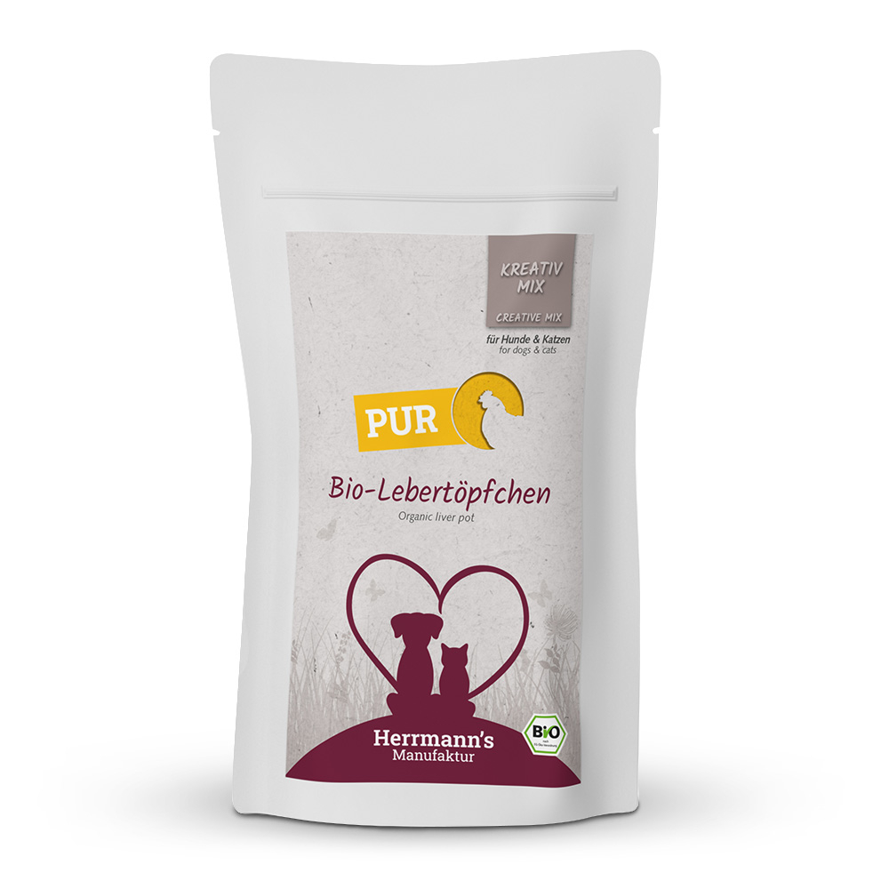 Hermann-s-lebert-pchen Herrmann's Bio Lebertöpfchen 100g