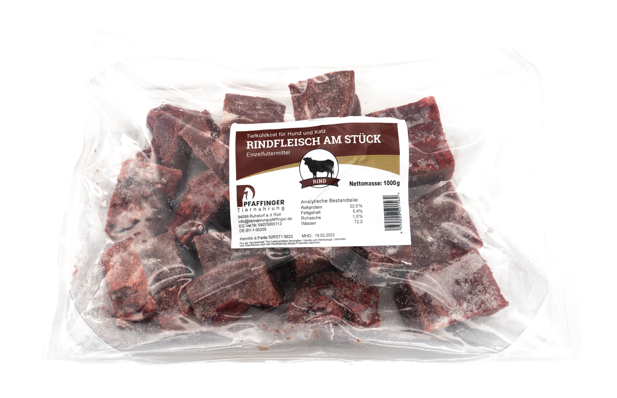 Pfaffinger Rindfleisch am Stück kg roh (stückig)