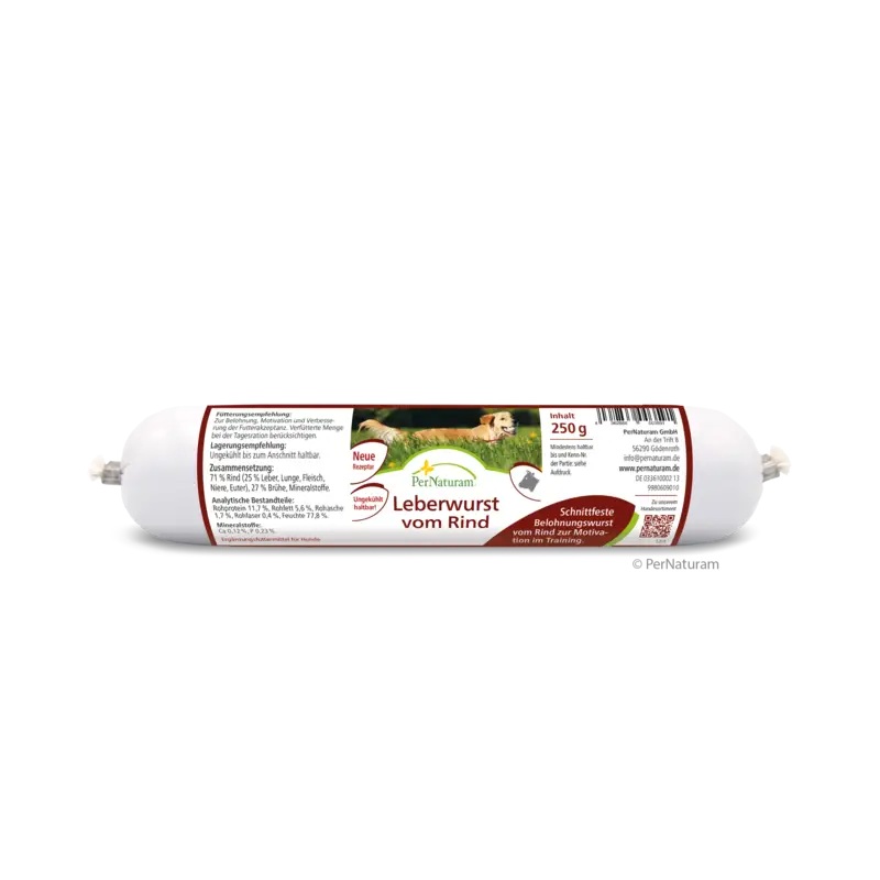 PerNaturam Leberwurst vom Rind 250 g  PerNaturam Leberwurst vom Rind 250 g