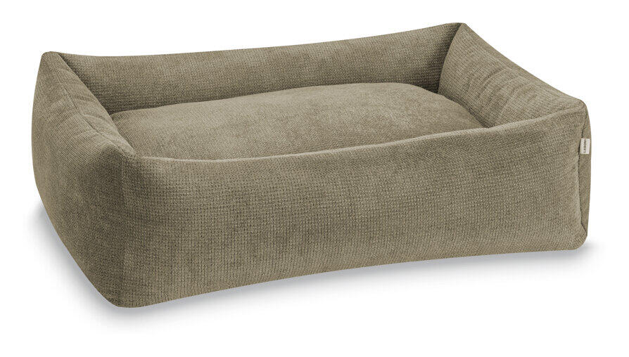 LABONI-Tudor-Olive-Hundebett LABONI orthopädisches Hundebett TUDOR Olive Gr. M (85 x 66 x 22 cm)