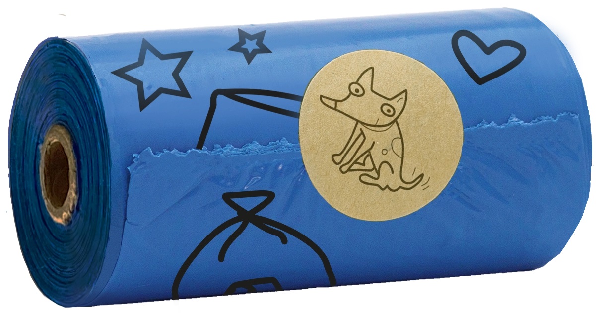 Rolle-Blauer-Engel Recycling Hundekotbeutel