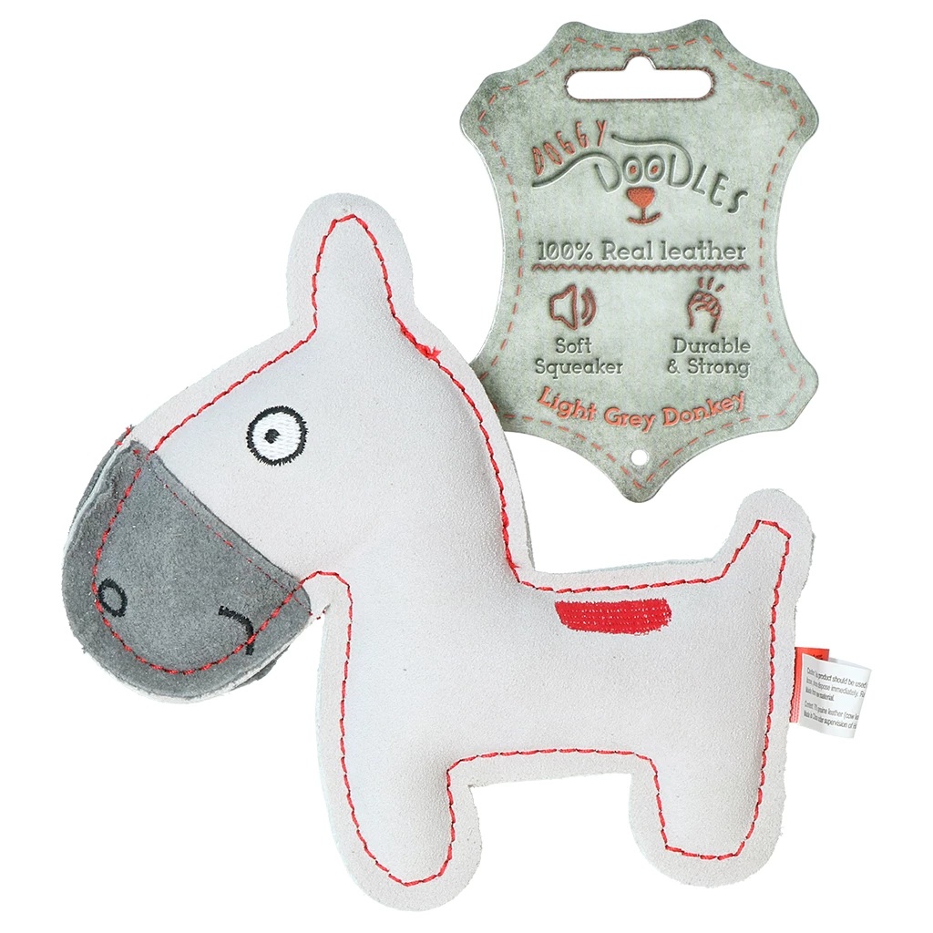 Doggy Doodles Lederkuscheltier Esel Doggy Doodles Lederkuscheltier Esel