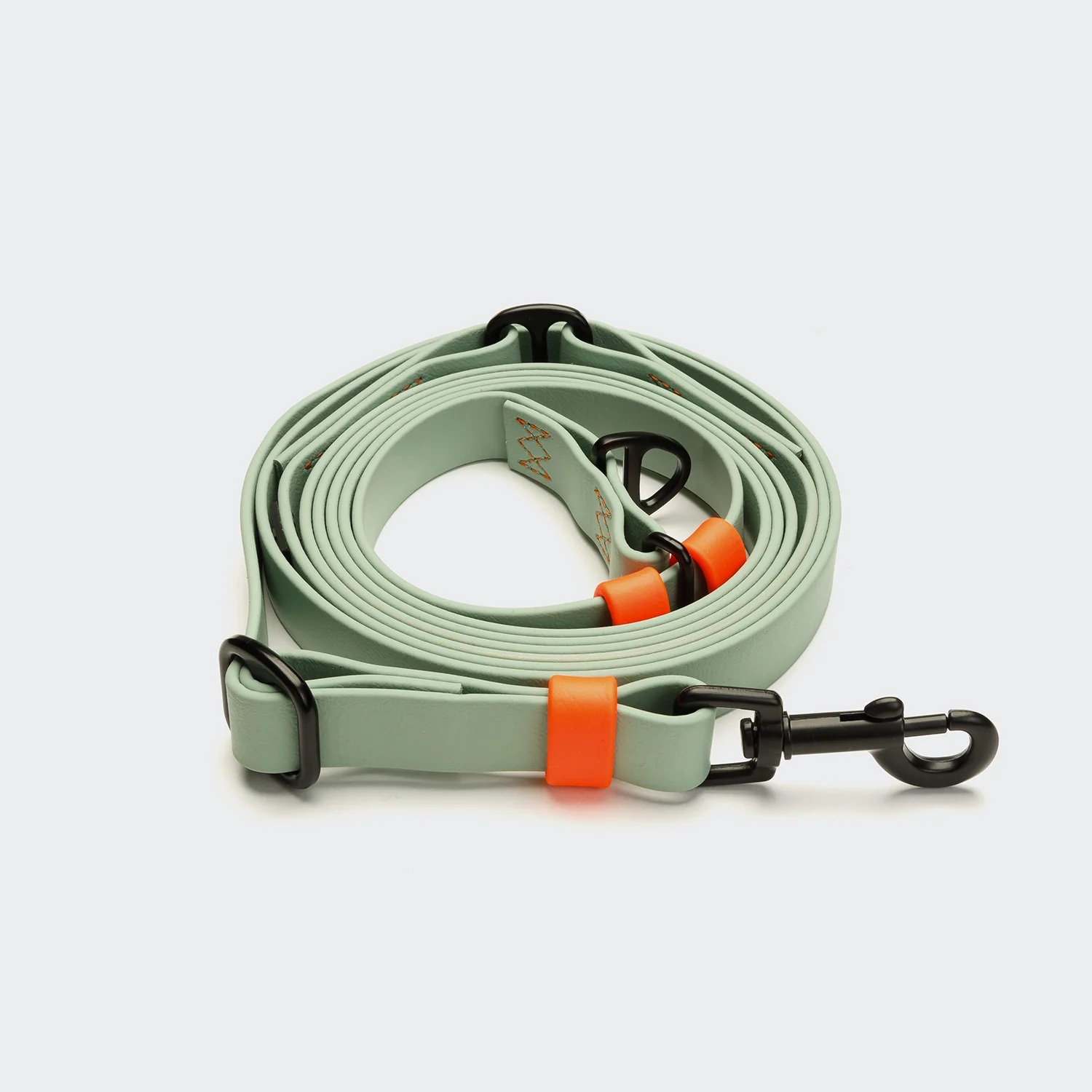 Cloud7 Freihandleine BioThane Ipanema Mint-Neon Orange