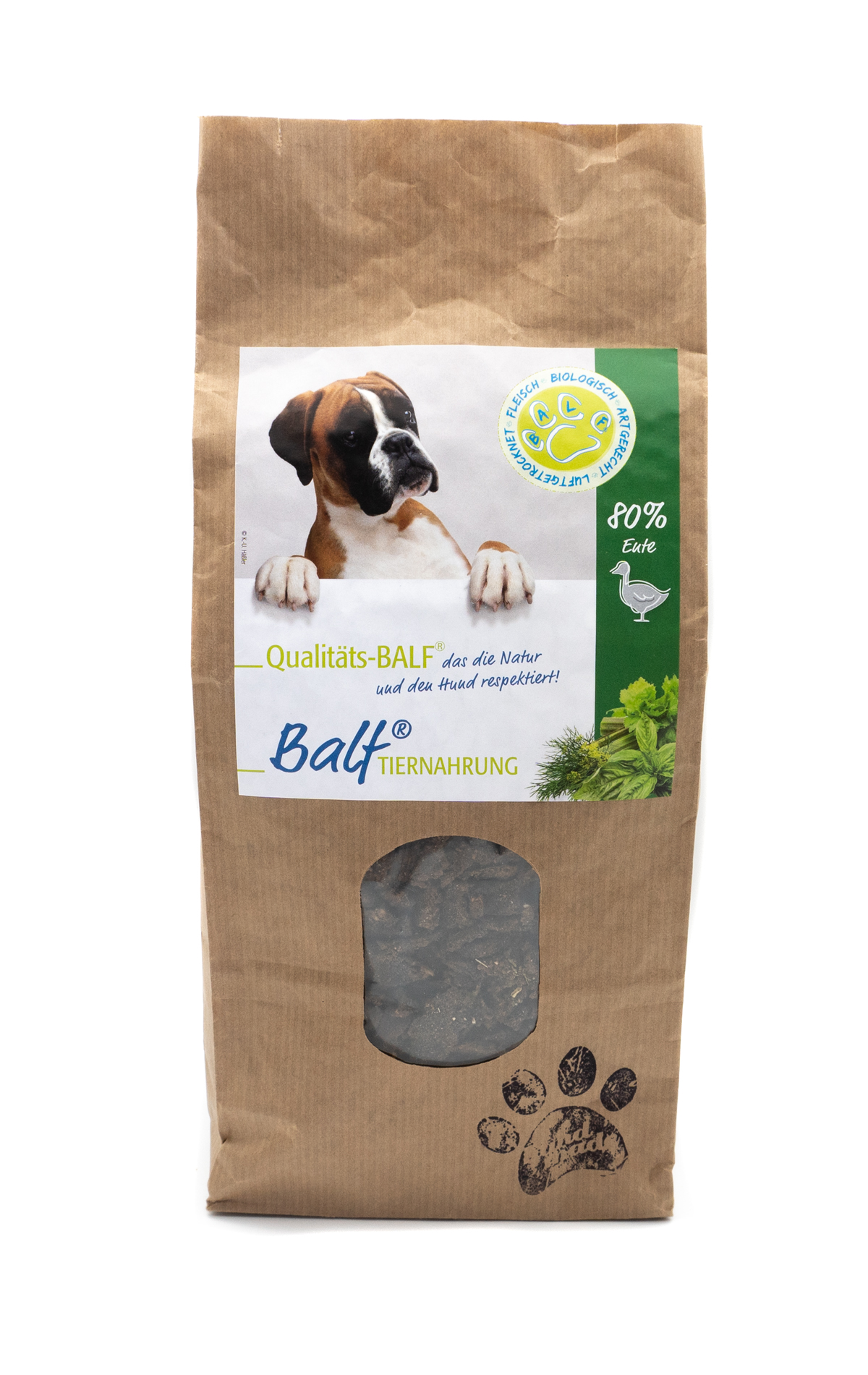 BALF Hundefutter Ente mit Kräuter 1 kg