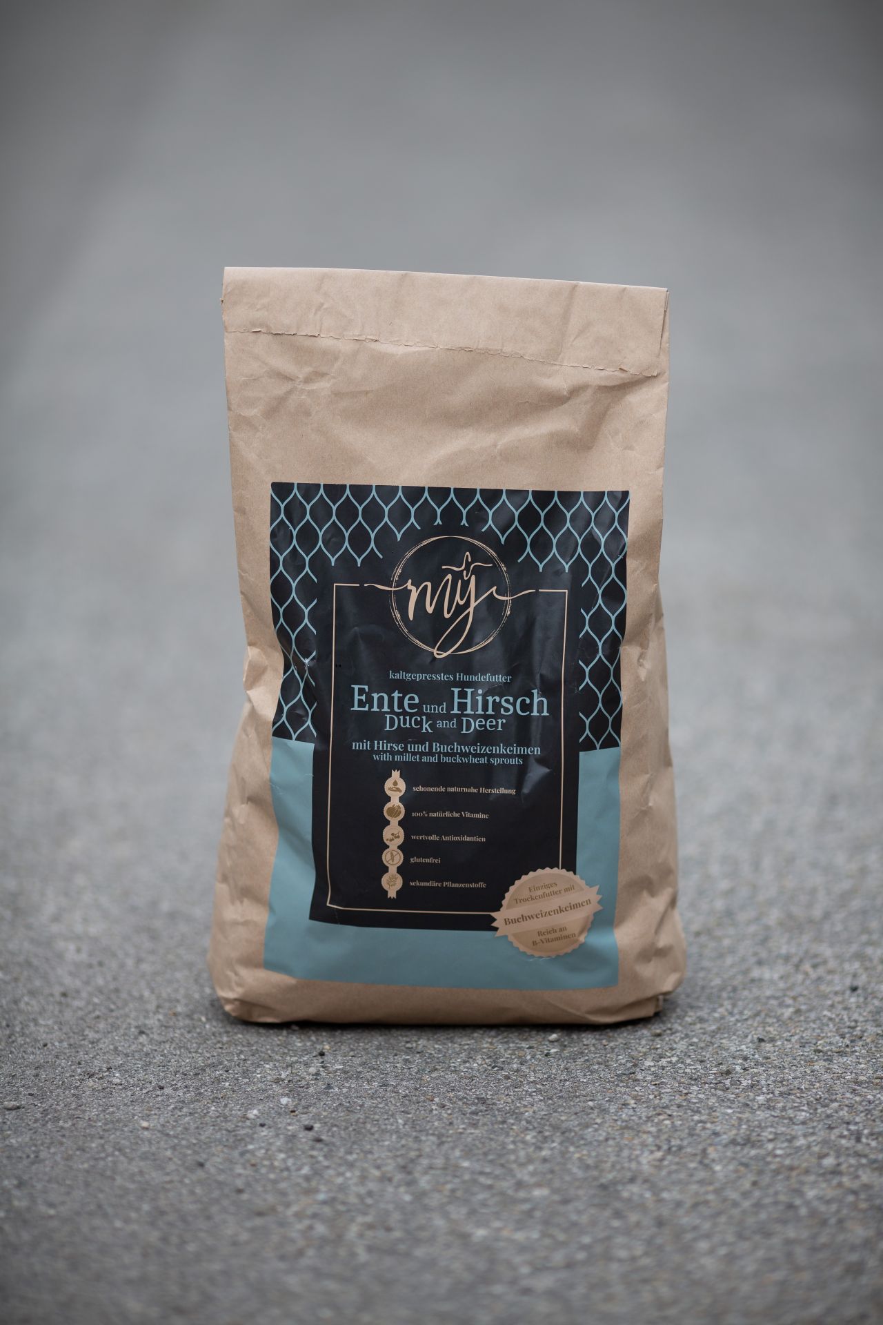 Paul & Paulina Ente und Hirsch mit Hirse kaltgepresstes Trockenfutter 10 kg