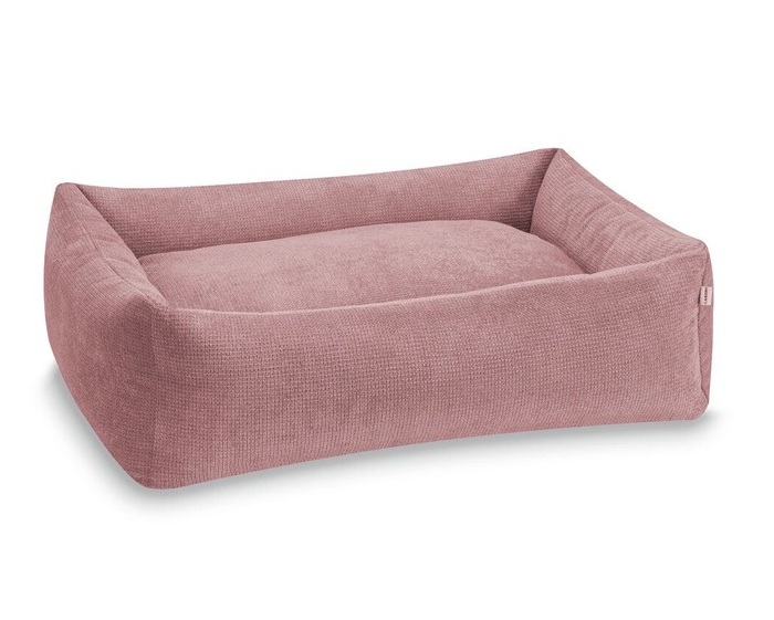 LABONI Orthopädisches Hundebett TUDOR Rose Gr. L (112 x 95 x 25 cm)