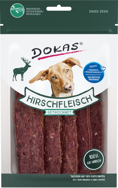 Hirsch-getrocknet DOKAS Hirschfleisch getrocknet 60 g