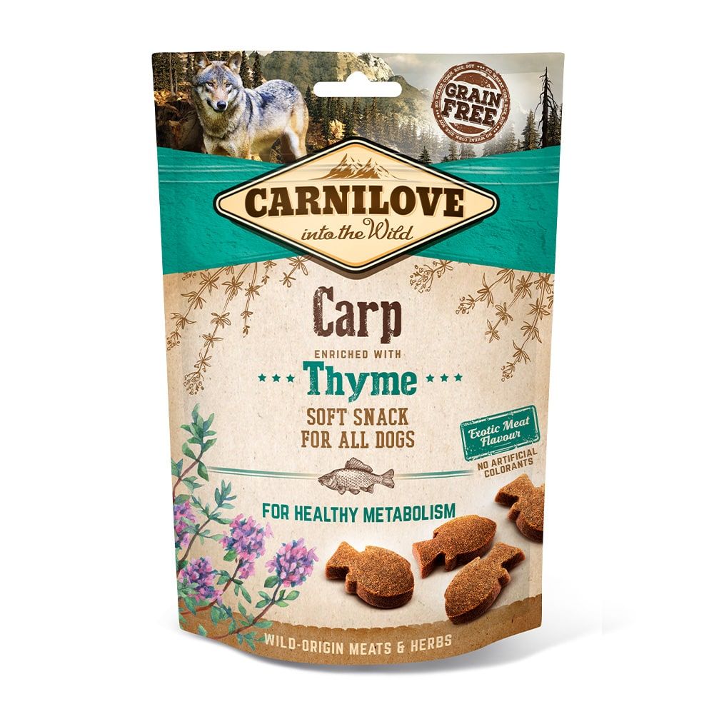 Carnilove_Hund_Premium_Soft_Snack_Carp_with_Thyme_Karpfen_mit_Thymian_Verpackung_200g-min_1920x1920 Carnilove Soft Snack Karpfen mit Thymian 200g