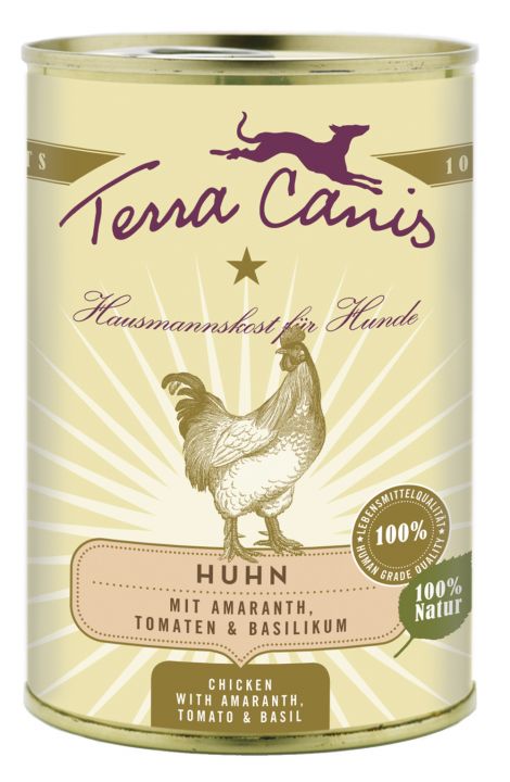 Classic_Huhn_400 Terra Canis Huhn mit Amaranth Tomaten & Basilikum
