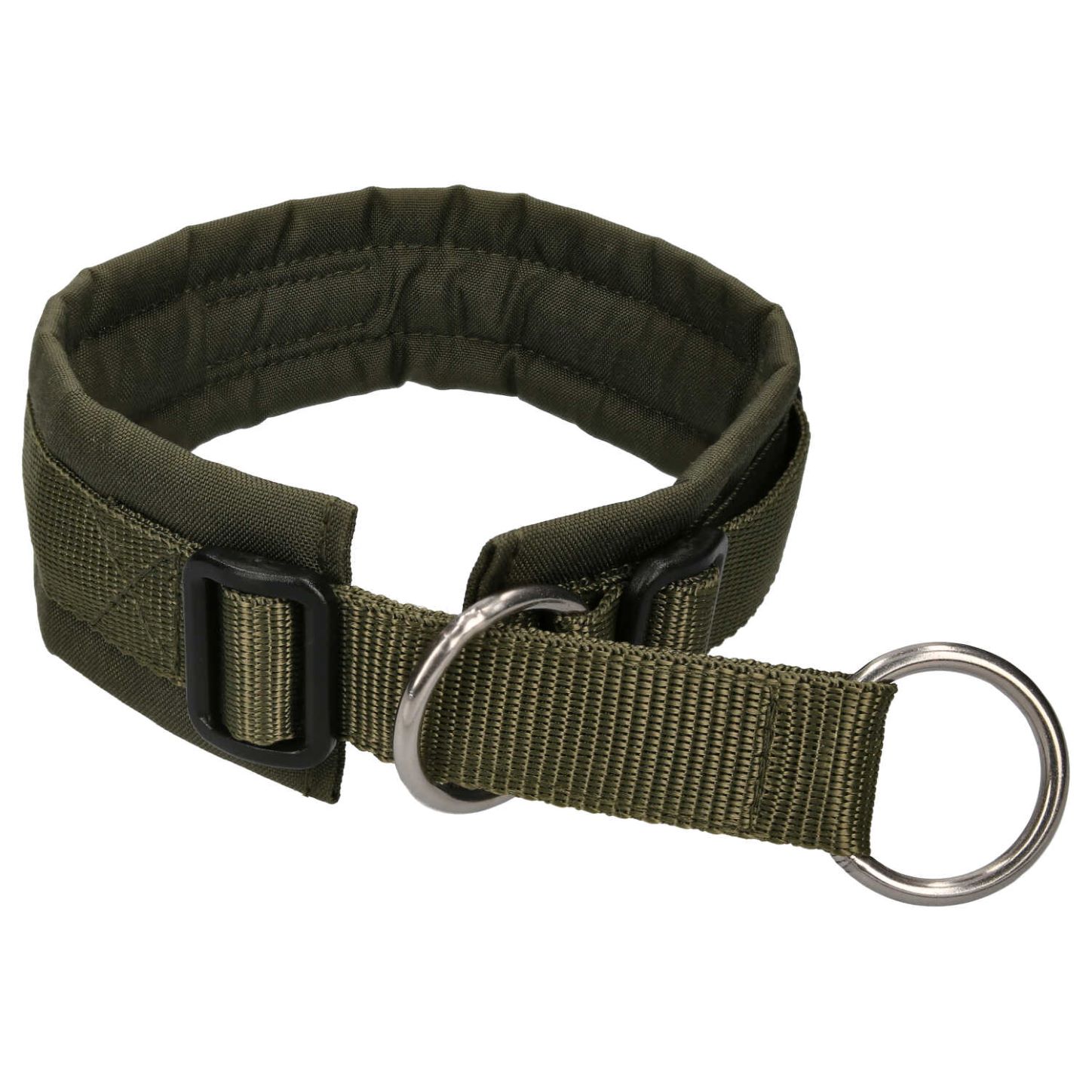 Zugstopphalsband_Fun_oliv_oliv_02_web AnnyX Zugstopp Halsband Oliv / Oliv