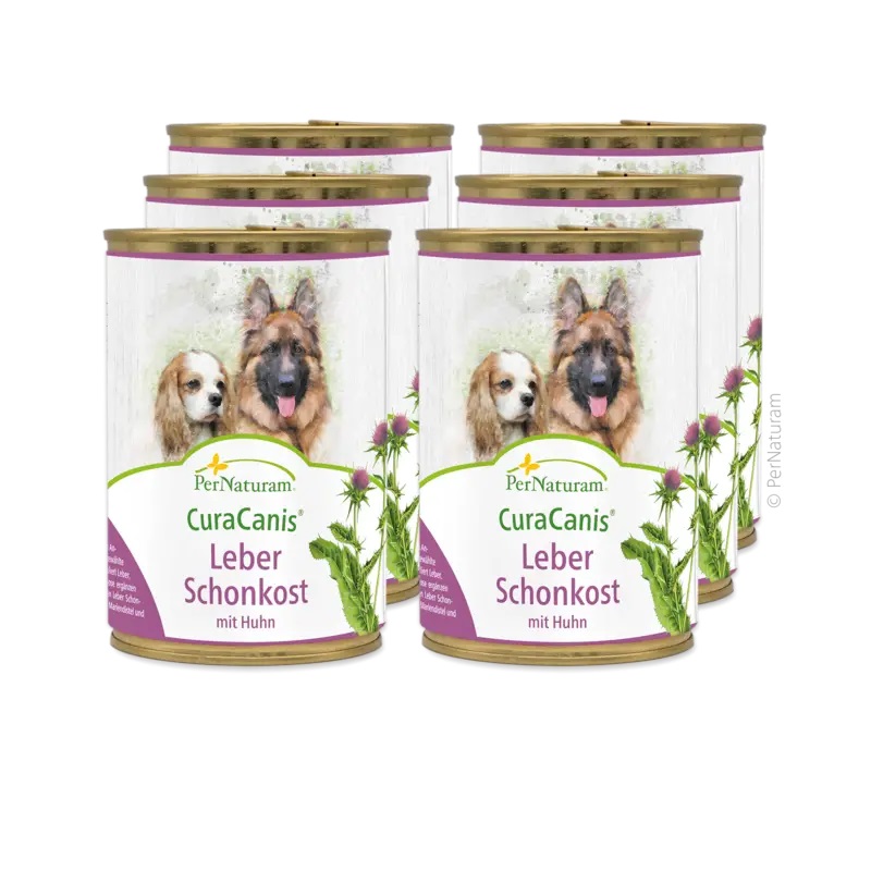 PerNaturam CuraCanis Leber Schonkost Huhn 6 * 400 g