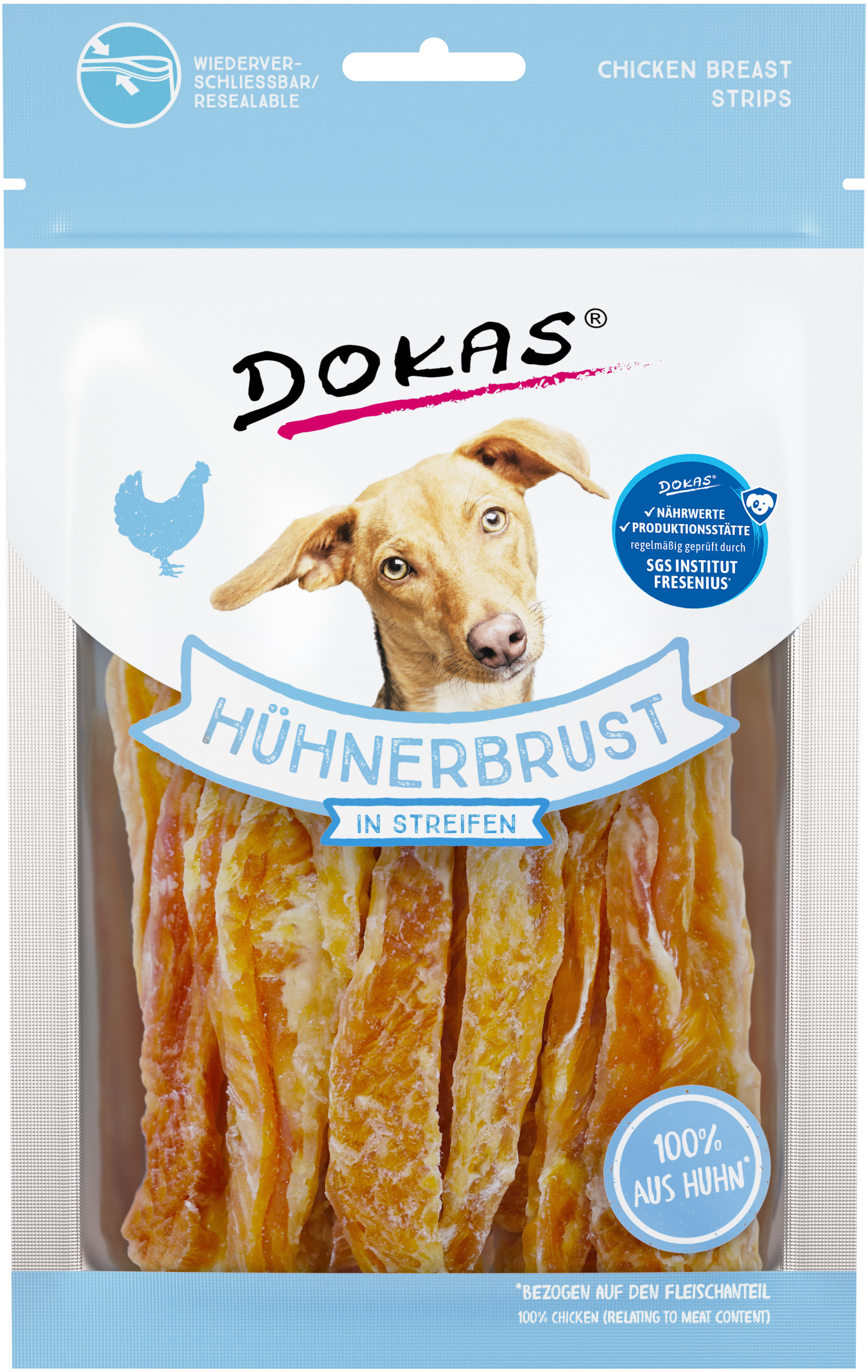 Dokas Hühnerbrust in Streifen