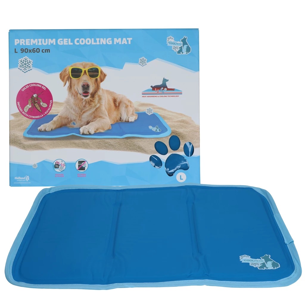 CoolPets Premium Cooling Mat | Kühlmatte mit Citronella und Eukalyptus