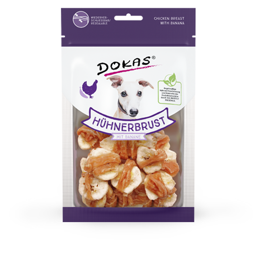 DOKAS Hühnerbrust mit Banane 70 g