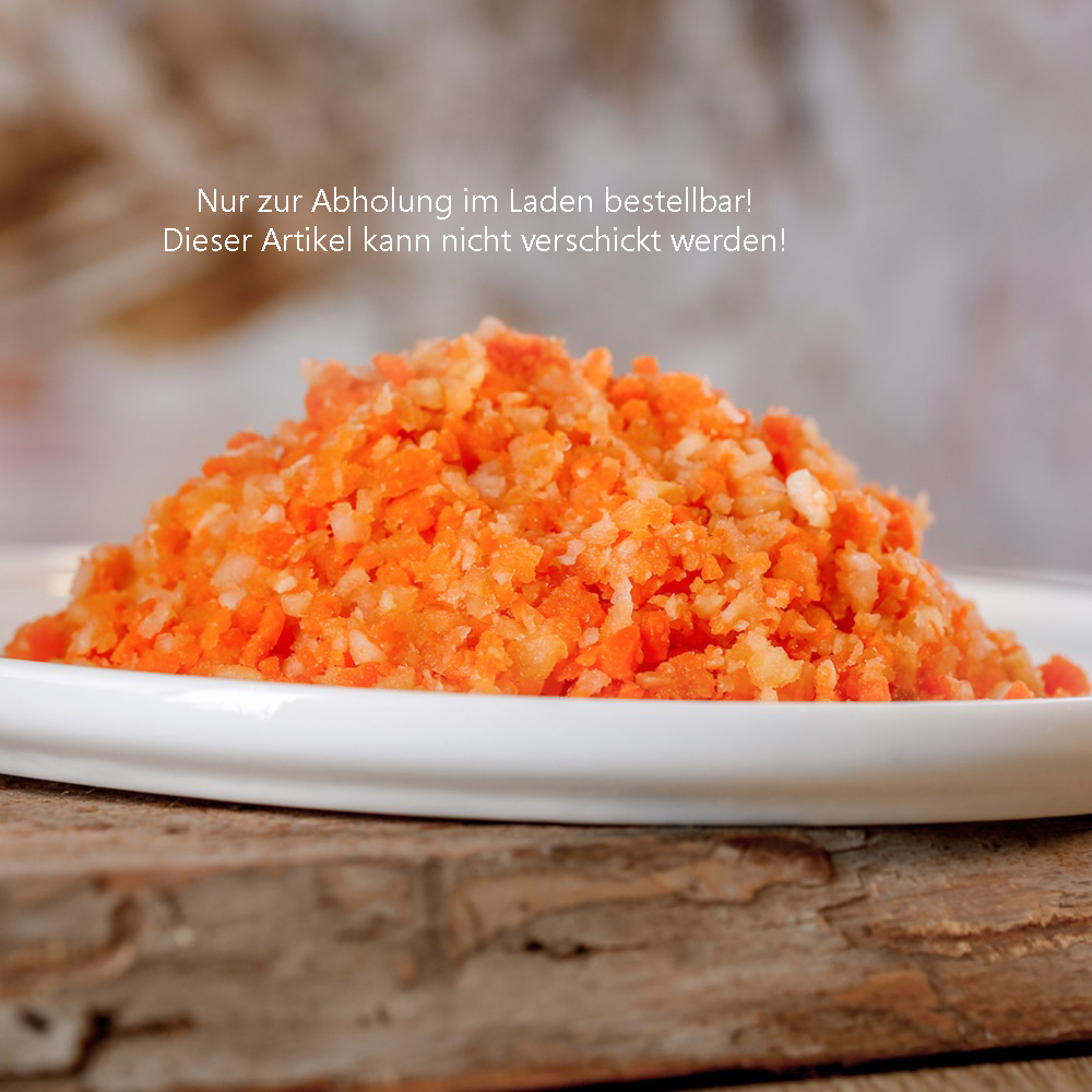 barfgold-veggie-heimischergemuesemix BARFGOLD gelber Gemüsemix, fein geraspelt