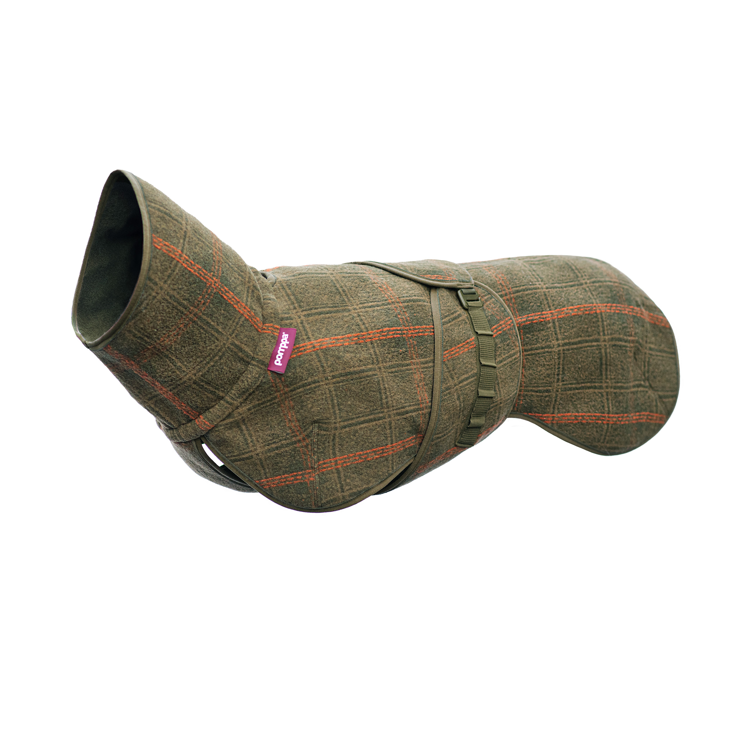 Pomppa WooliePomppa Olive - Wollmantel für Hunde