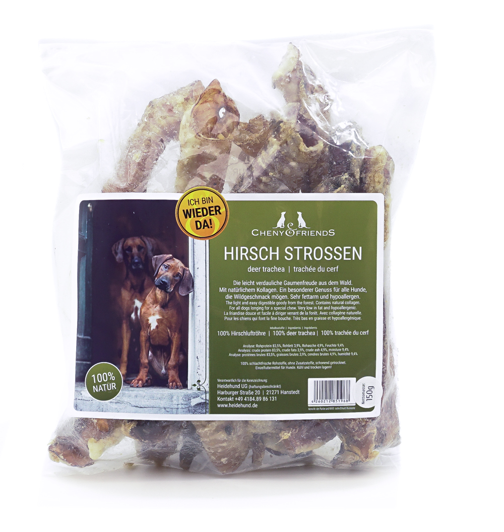 Cheny & Friends Hirsch Strossen 150 g