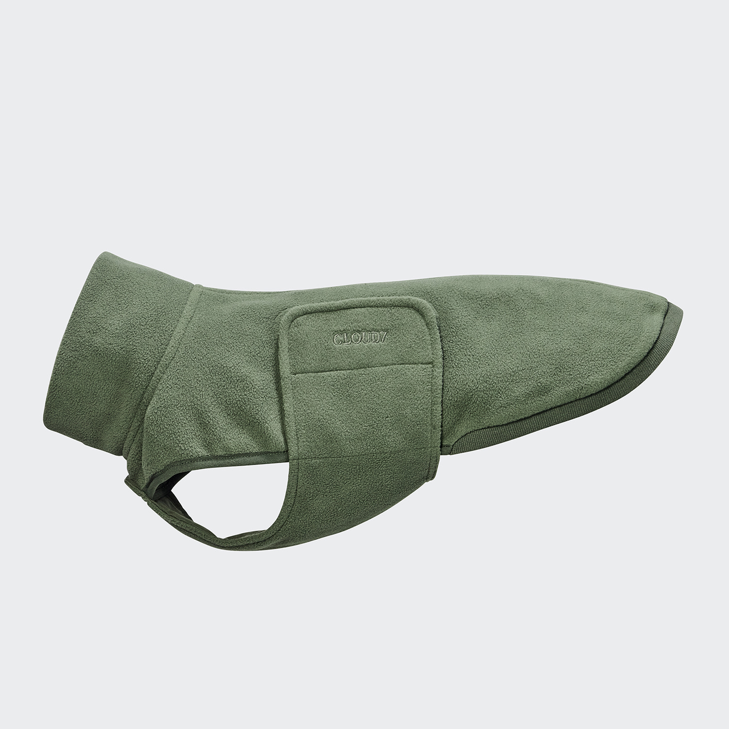 CLOUD7 Dackel Hundepullover Derby 2.0 Fleece Khaki