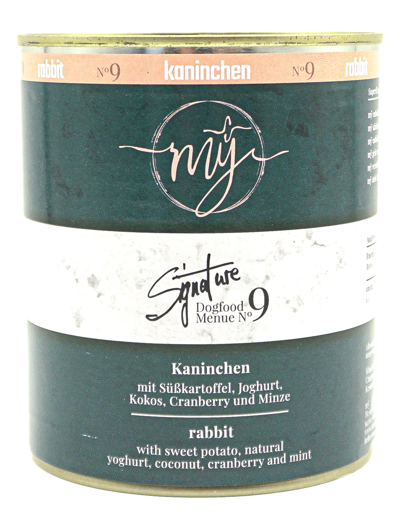 Mÿ Signature Kaninchen Süßkartoffel Joghurt Kokos Cranberry Minze 820 g