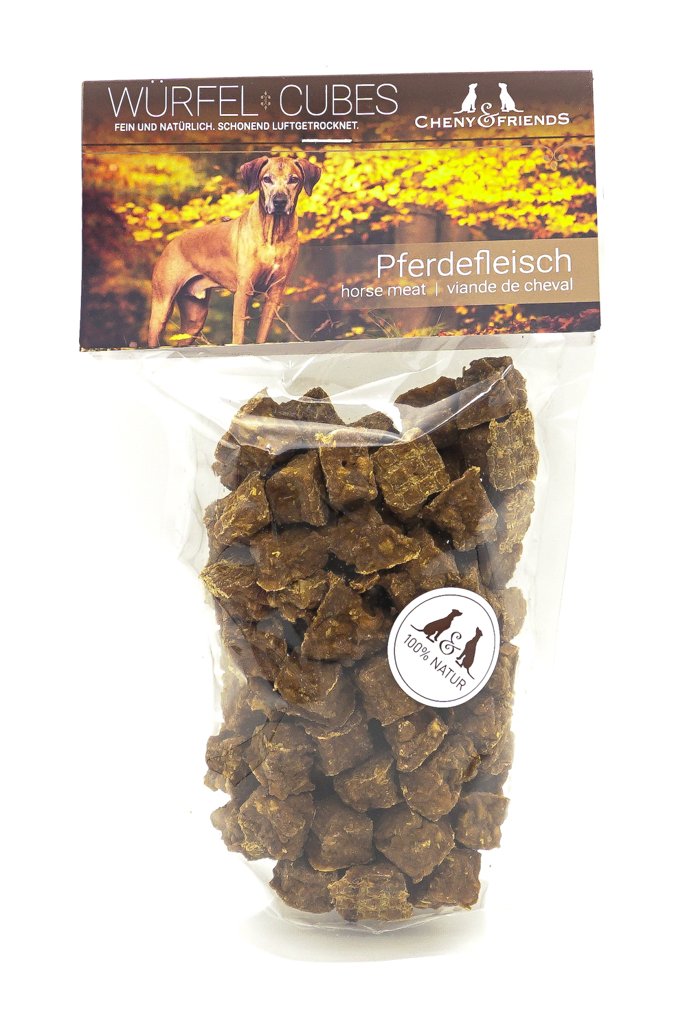Cheny & Friends Pferdefleischwürfel für Hunde