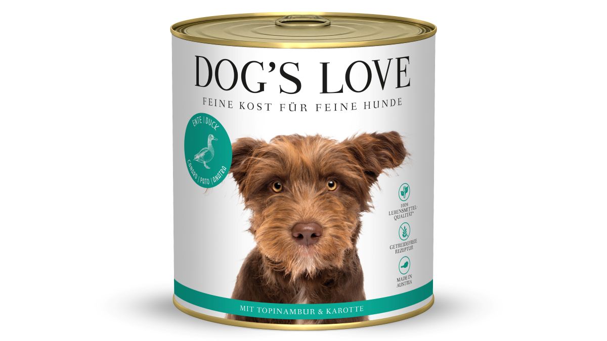 DOG'S LOVE Nassfutter Adult Ente